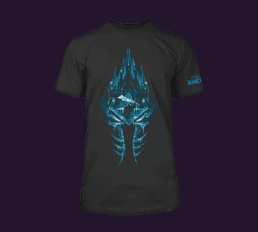 world of warcraft printed tshirt